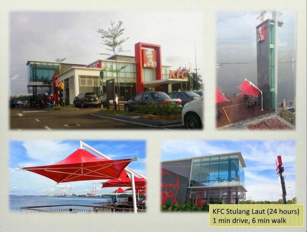 Seaview Condo Near Rf Mall, Food Court & Free Netflix Джохор-Бару Экстерьер фото